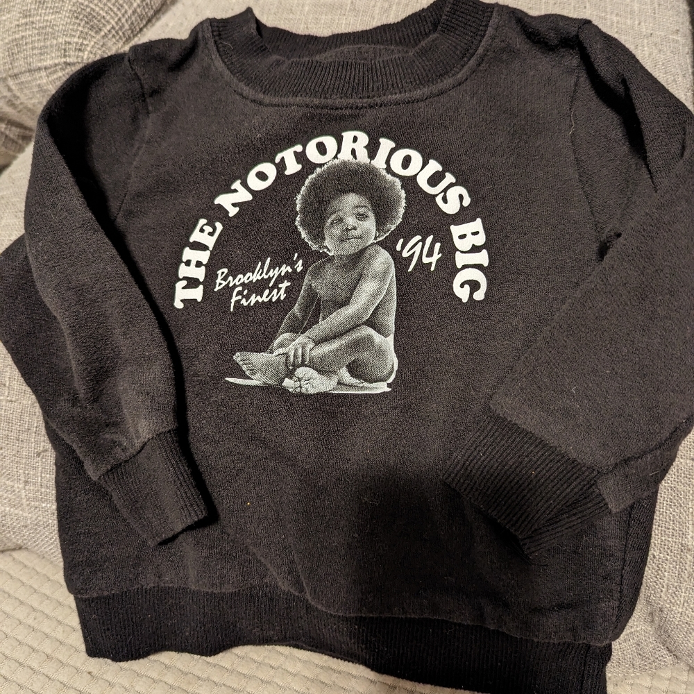 The Notorious B.I.G. baby sweatshirt